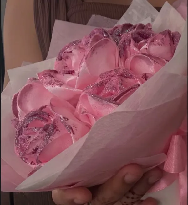 Pink Glitter Bouquet